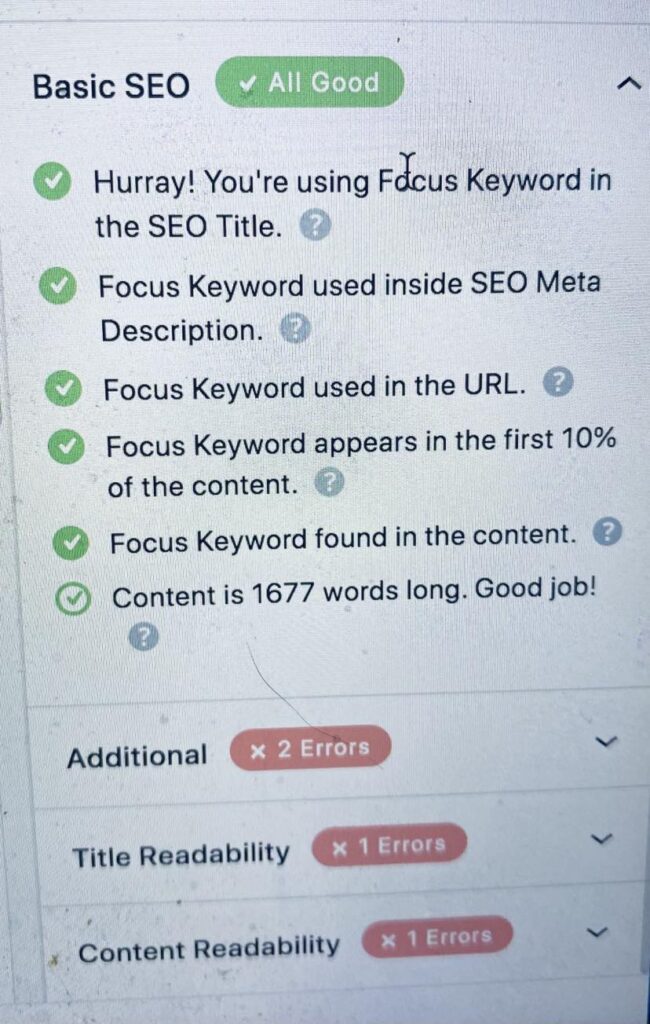 SEO Optimization